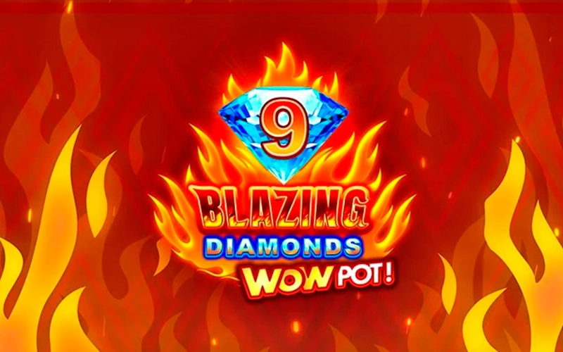 Stora vinster endast i 9 Blazing Diamond Wowpot i Klirr.