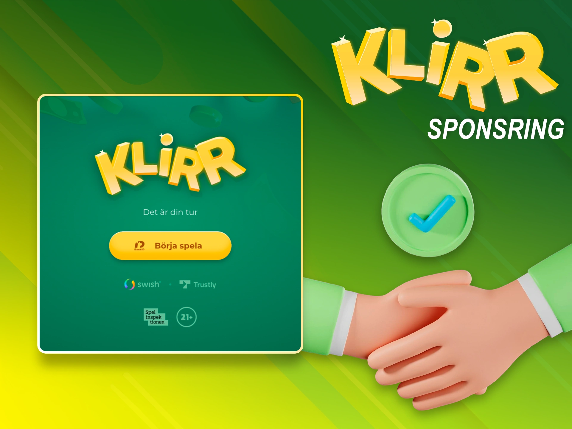Bli en Klirr-partner och börja tjäna.