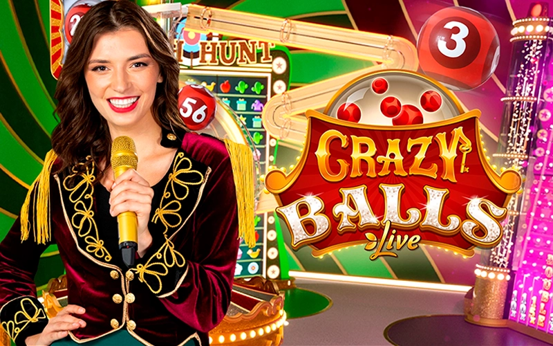 Spela live Crazy Balls med Klirr med en levande återförsäljare.