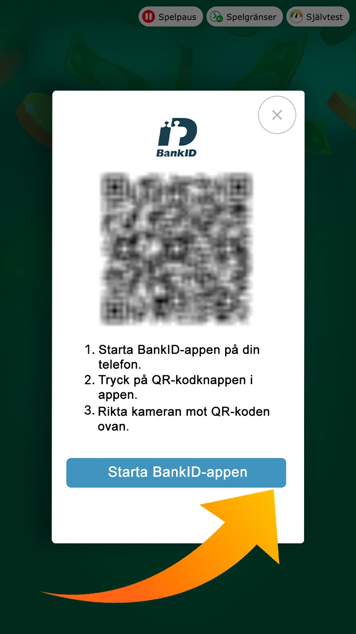 Fyll i nödvändiga registreringskrav för Klirr.