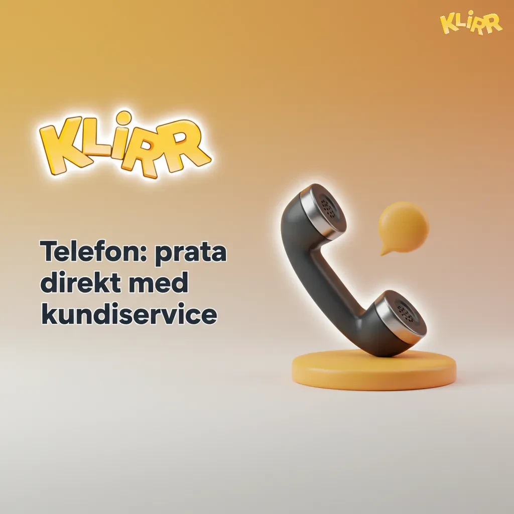 Telefonsupport: prata direkt med kundservice. Ring via Mitt konto > Hjälp. Verifiering med BankID kan krävas.