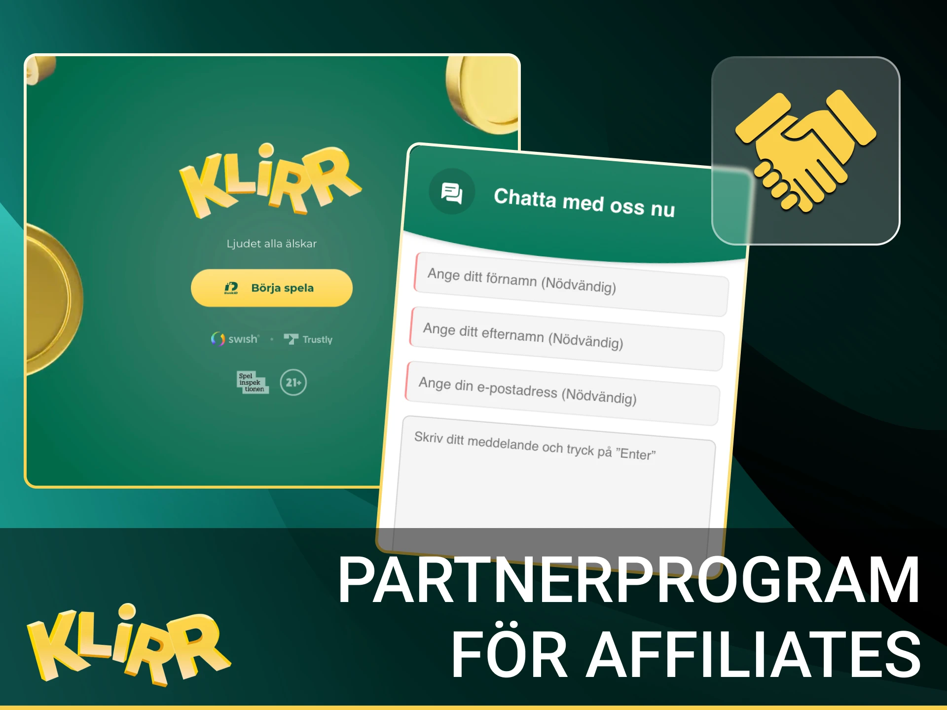Affiliateprogram-dashboard med grafer, månadsvis intäktsdelning, realtidsrapporter och tydliga utbetalningsvillkor.