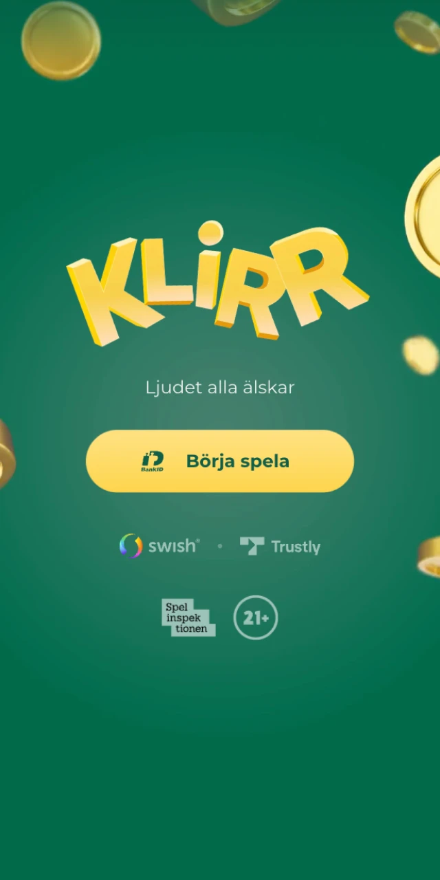 Slösa inte din tid, kom och spela på Klirr online casino.