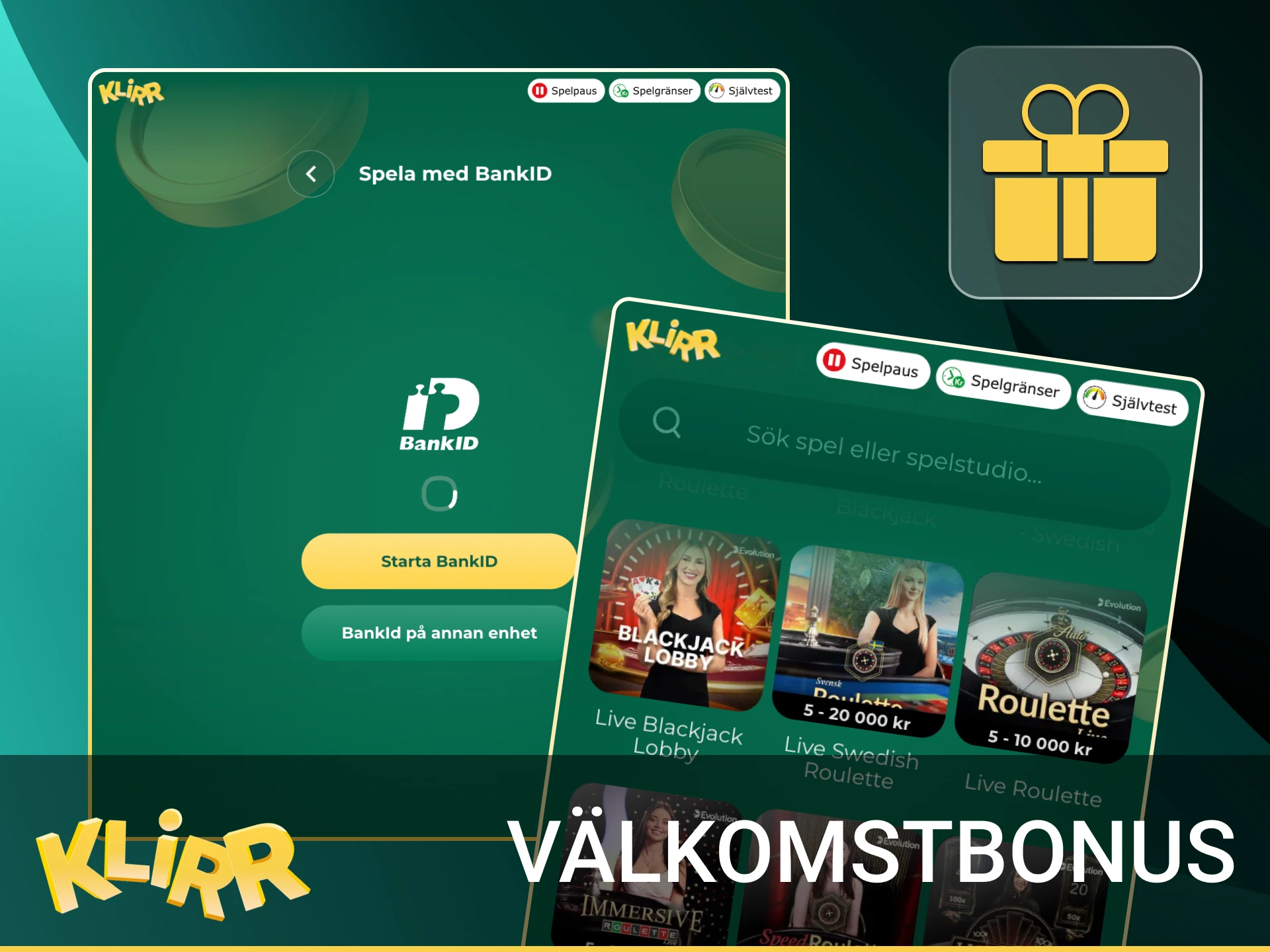 Välkomstbonus efter registrering: casino och odds. Belopp i kassan, läs villkor och omsättningskrav innan du accepterar.
