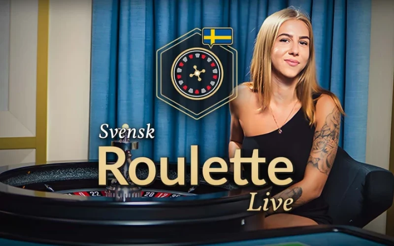 Välj ditt favoritspel, Svensk Roulette, på Klirr Online Casino.