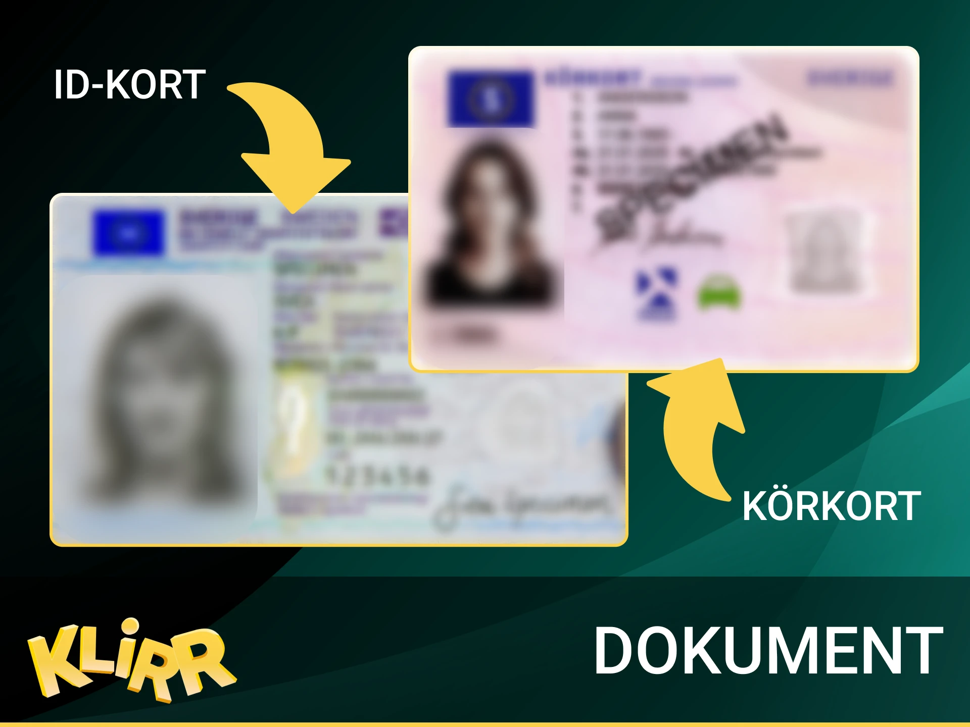 Vilka dokument ska jag förbereda för att verifiera mitt konto på Klirr online casino.
